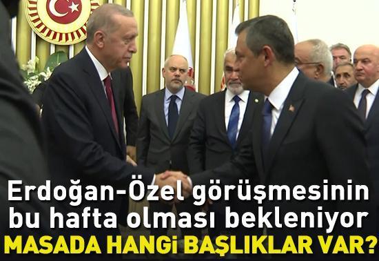 Erdoğan ile Özgür Özel hangi konuları görüşecek