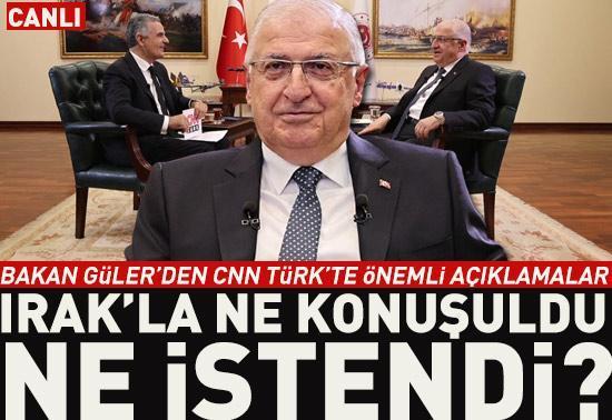 Bakan Gülerden CNN Türkte önemli açıklamalar