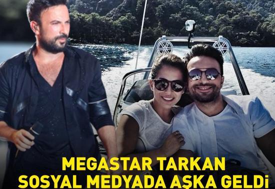 Megastar Tarkan sosyal medyada aşka geldi Güzeller güzeli eşi Pınar Tevetoğlunun evlilik yıl dönümünü böyle kutladı