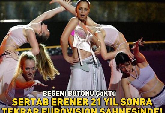 Sertab Erener Everyway That I Can ile 21 yıl sonra tekrar Eurovision sahnesinde 9 Mayısı işaret etti, beğeni butonu çöktü