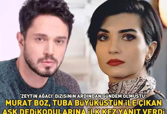 Netflixteki Zeytin Ağacı dizisi olay olmuştu Murat Boz, Tuba Büyüküstün ile çıkan aşk dedikodularına yanıt verdi