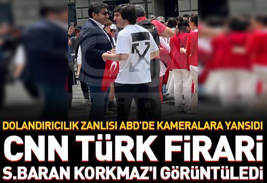 CNN TÜRK firari Sezgin Baran Korkmazı görüntüledi