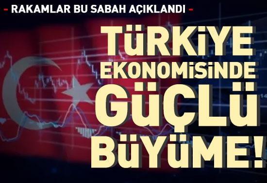 Son Dakika: Türkiye ekonomisinde güçlü büyüme