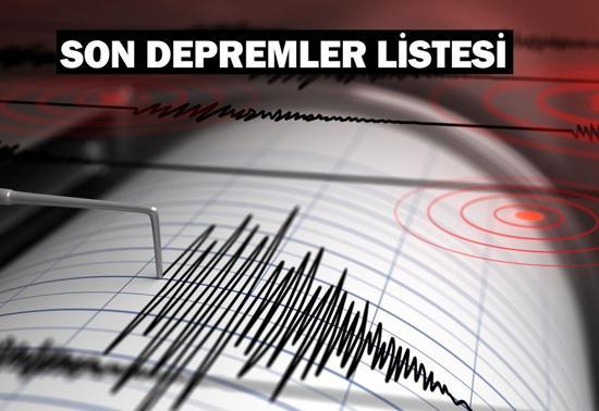 Deprem mi oldu 5 Kasım AFAD ve Kandilli Rasathanesi son depremler listesi