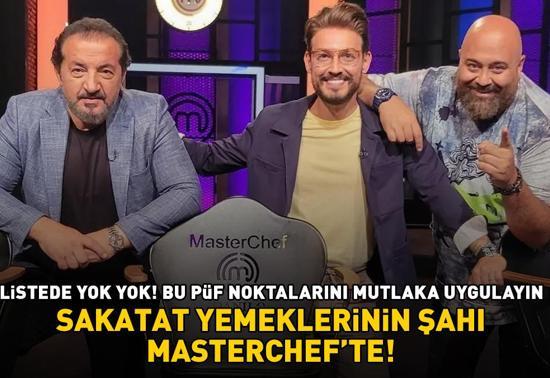 MASTERCHEFTE KONSEPT: SAKATAT YEMEKLERİ Tuzlama Çorbası, Koç Yumurtası, Arpa Şehriyeli Oğlak Başı, Ciğer Kavurma ve Kuzu Yürek Dolması