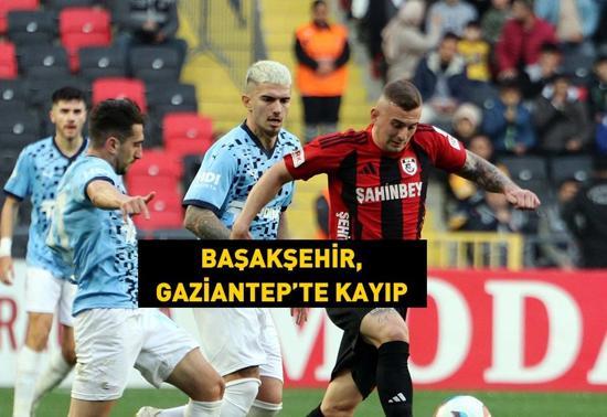 Başakşehir’e Gaziantep FK şoku Farklı kaybetti