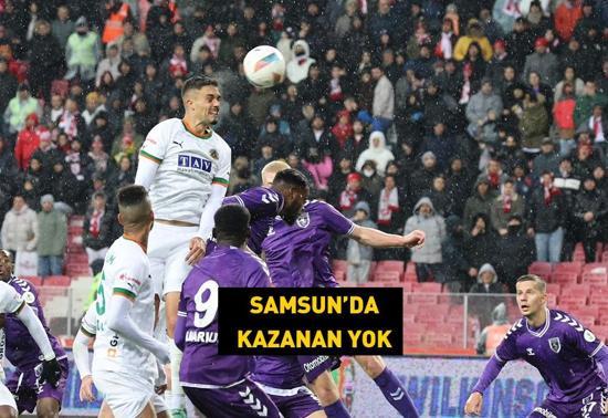 Samsunspor, Alanyaspor’la puanları paylaştı