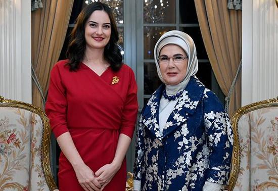 Emine Erdoğan, Karadağ Devlet Başkanının eşi Milatovic ile bir araya geldi