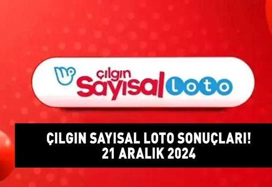 ÇILGIN SAYISAL LOTO SONUÇLARI AÇIKLANDI 21 ARALIK 2024 Çılgın Sayısal Loto sonuçları açıklandı mı 442.837.103 TL büyük ikramiye