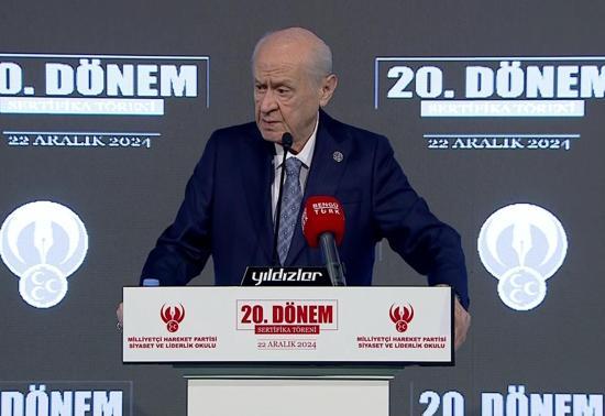 SON DAKİKA HABERİ: MHP lideri Bahçeli, Ankarada liderlik okulu programında konuşuyor