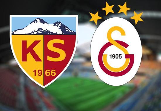 KAYSERİSPOR GALATASARAY MAÇ SONUCU |  Galatasaray gol oldu yağdı