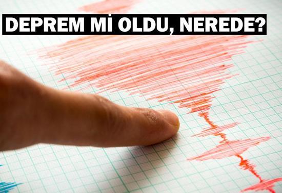 Deprem mi oldu AFAD ve Kandilli Rasathanesi son depremler listesi 30 Aralık 2024