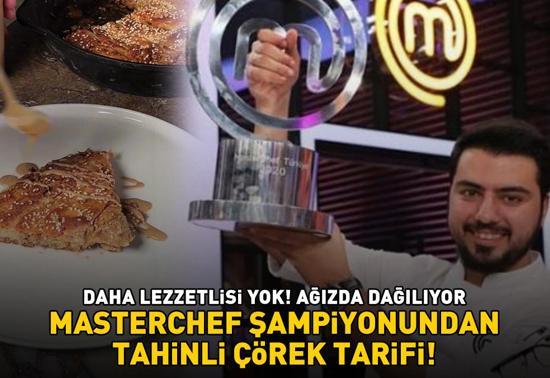 MASTERCHEF ŞAMPİYONU SERHAT DOĞRAMACIDAN TAHİNLİ ÇÖREK TARİFİ Ağızda Dağılan Çıtır Lezzet Komşular Kapınıza Dayanacak