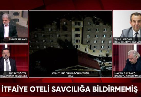 Tanju Özcan CNN Türkte soruları yanıtladı Boludaki otel yangınında sorumlular kim