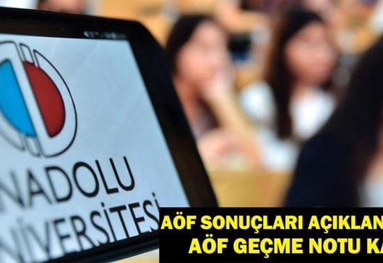 Anadolu Üniversitesi AÖF Sonuçları Açıklandı Mı, Ne Zaman Açıklanacak AÖF Geçme Notu Kaç Sınav Sonuçları Sorgulama Ekranı