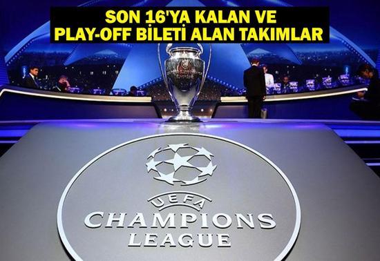 Şampiyonlar Ligi Puan Durumu: Son 16ya Kalan ve Play-Off Bileti Alan Takımlar Hangileri