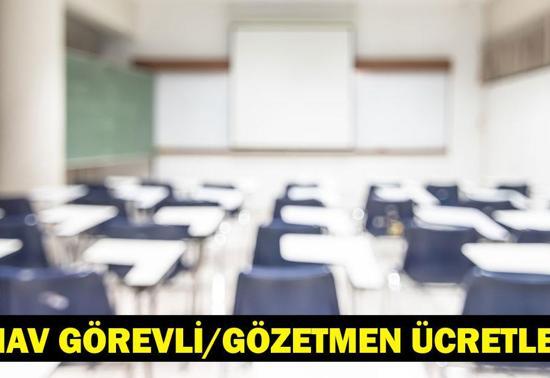 ÖSYM - MEB sınav görevli / gözetmen ücretleri 2025 ne kadar oldu YKS, KPSS sınav görevlisi ücretleri...