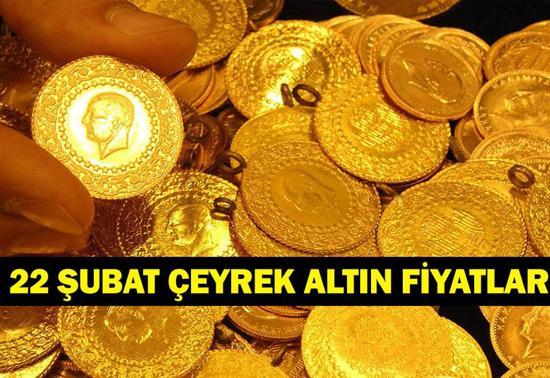 HAFTA SONU (22 ŞUBAT) ALTIN FİYATLARI: Çeyrek Altın Fiyatları Ne Gram Altın ve Cumhuriyet Altını Güncel Fiyatları Ne Kadar 22 Şubat Altın Fiyatları