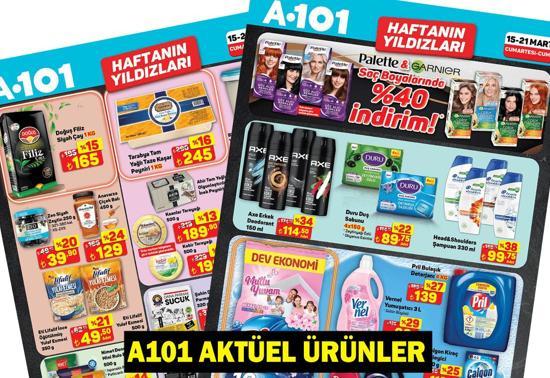 A101 (15-21 Mart) aktüel indirim kataloğu satışta İşte bu haftanın A101 indirimleri