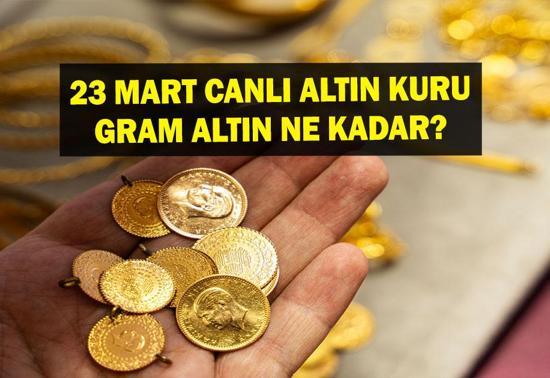 24 MART ALTIN FİYATLARI: Gram Altın Ne Kadar Çeyrek, Yarım, Cumhuriyet Altını Ne Kadar 24 Mart Canlı Altın Kuru