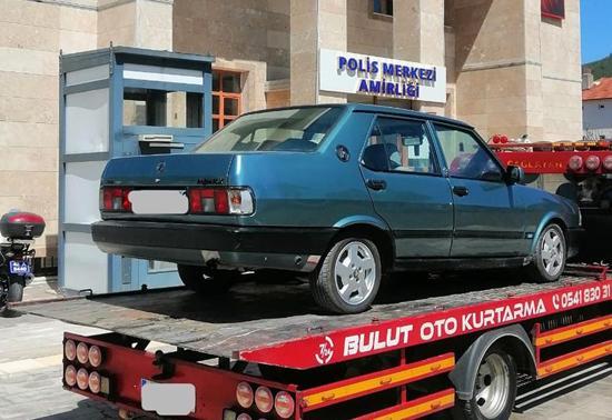 Drift yapan sürücüye 52 bin 712 lira ceza