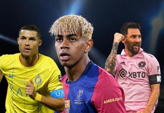 Lamine Yamal, 17 yaşındaki Ronaldo ve Messi’yi geride bıraktı
