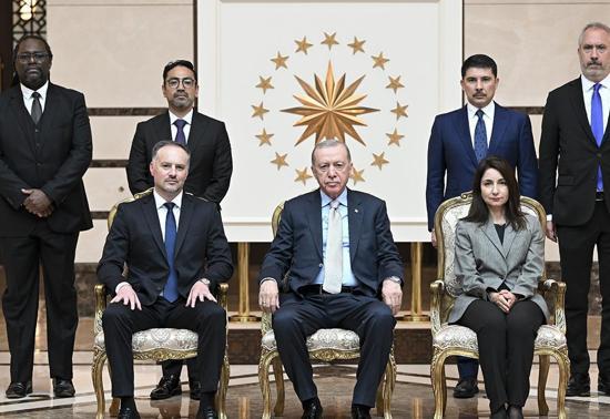 Cumhurbaşkanı Erdoğan, 5 ülkenin büyükelçisini kabul etti