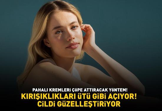 GENÇLEŞTİREN GÜZELLİK YÖNTEMİ Doğal kolajen Kırışıklıkları ütü gibi açıyor, cildi güzelleştiriyor