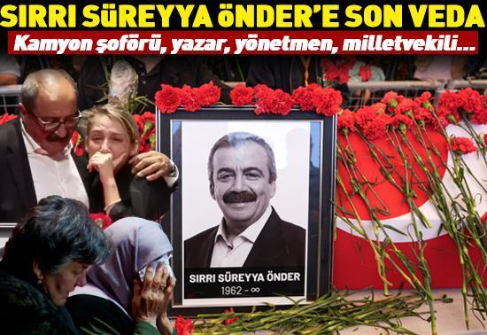 Sırrı Süreyya Öndere son veda
