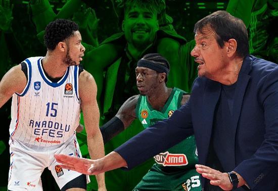 Anadolu Efes son maçta EuroLeaguee veda etti Panathinaikos, Fenerbahçe Bekonun rakibi oldu...