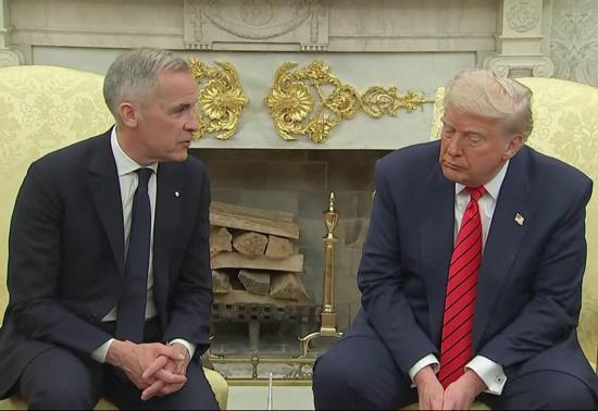 GÖZÜ KANADA’DA Beyaz Sarayda Trump-Carney görüşmesi böyle geçti