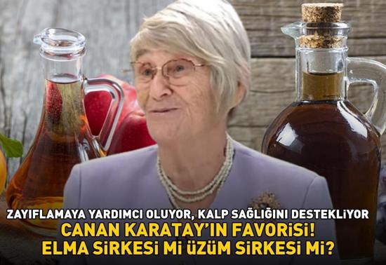 PROF. DR. CANAN KARATAY’IN FAVORİSİ Elma sirkesi mi üzüm sirkesi mi Kalp sağlığını destekliyor, zayıflamaya yardımcı oluyor