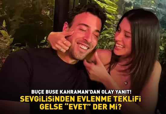 Yalı Çapkınının Peliniydi Buçe Buse Kahraman’dan ‘Kaan Akyıldız evlenme teklifi etse Evet der misiniz’ sorusuna olay yanıt