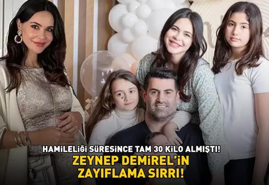 Hamileliği süresince 30 kilo almıştı Volkan Demirelin güzeller güzeli eşi Zeynep Demirelin zayıflama sırrı MUCİZEVİ ETKİ