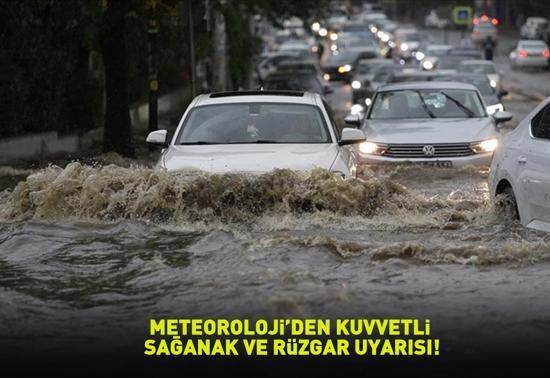 Dikkat Meteoroloji il il uyardı: Kuvvetli sağanak ve rüzgar alarmı