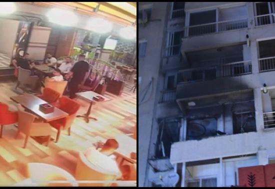 İzmir’de gaz sızıntısı sonrası patlama: 4 yaralı O anlar kafedeki kameraya yansıdı...