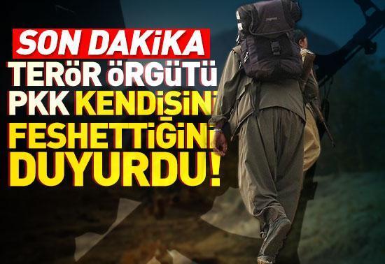 Terör örgütü PKK kendisini feshettiğini duyurdu