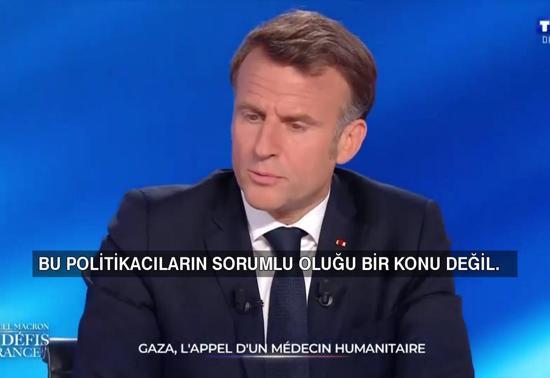 Macron Gazzeye soykırım diyemedi: ‘BUNU SÖYLEMEK BENİM DEĞİL TARİHÇİLERİN İŞİ’