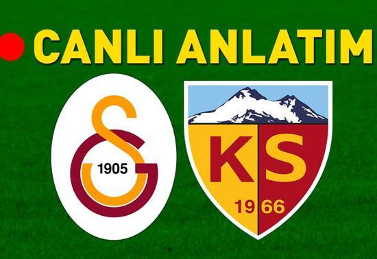 Galatasaray, şampiyonluk maçına çıkıyor Kayserispor karşılaşması öncesi son gelişmeler...