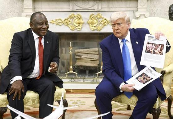 Trump, Güney Afrika Devlet Başkanı Ramaphosa ile görüştü
