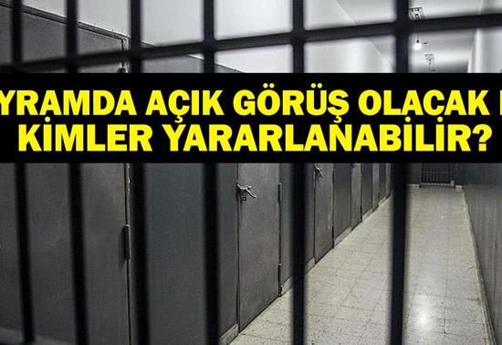 Bayramda Açık Görüş Olacak Mı Kurban Bayramında Açık Görüşten Hangi Mahkumlar Yararlanacak Bakan Tunç Açıkladı
