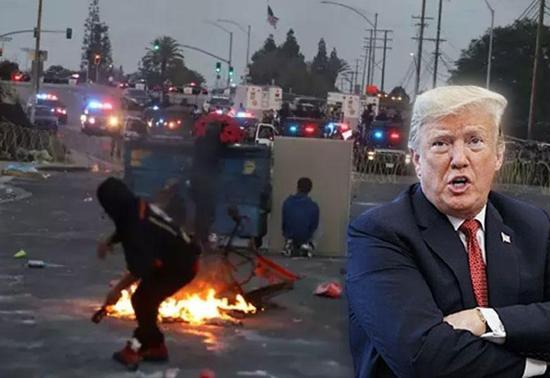 Trump, iç savaş mı istiyor Los Angelestaki olaylar hakkında konuştu