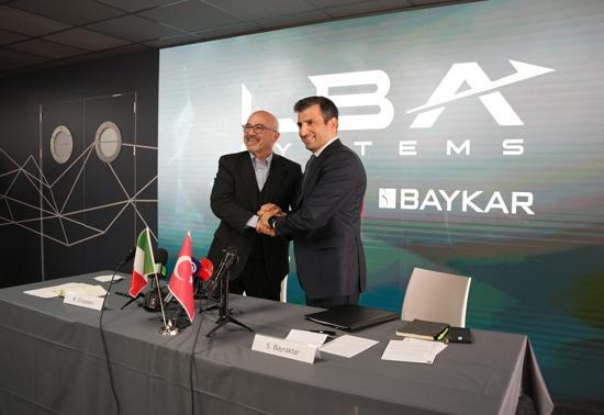 Baykar ve Leonardodan stratejik ortaklık LBA Systems Paris Air Showda tanıtıldı