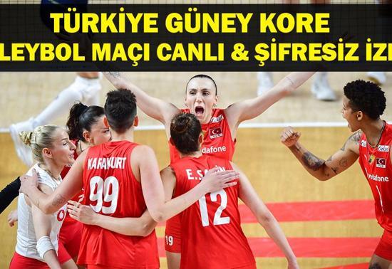 TRT SPOR YILDIZ TÜRKİYE GÜNEY KORE MAÇI CANLI İZLE| Filenin Sultanları Türkiye Güney Kore Voleybol Maçı Canlı İzleme Ekranı