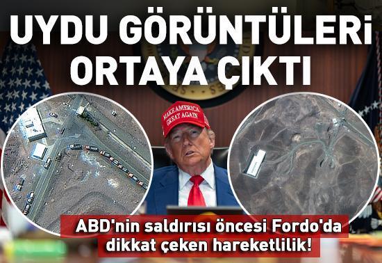 ABDnin saldırısı öncesi Fordoda dikkat çeken hareketlilik Uydu görüntüleri ortaya çıktı