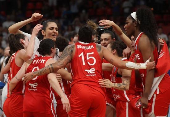 FIBA Kadınlar EuroBaskette çeyrek final maçları başlıyor Rakibimiz İtalya...