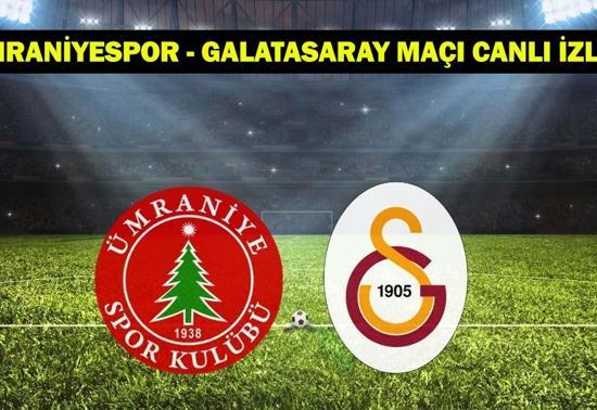 ÜMRANİYESPOR - GALATASARAY MAÇI CANLI İZLE: Ümraniyespor - Galatasaray hazırlık maçı canlı yayın bilgileri