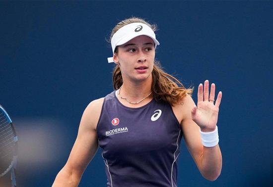 Anastasia Potapovaya yenilen Zeynep Sönmez, turnuvaya 3. turda veda etti