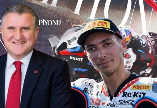 Bakan Osman Aşkın Bak, Toprak Razgatlıoğlunu tebrik etti