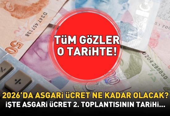 ASGARİ ÜCRET 2. TOPLANTI TARİHİ | Asgari ücret 2. toplantısı ne zaman, saat kaçta Asgari ücret zammı ne zaman açıklanacak, ne kadar olacak